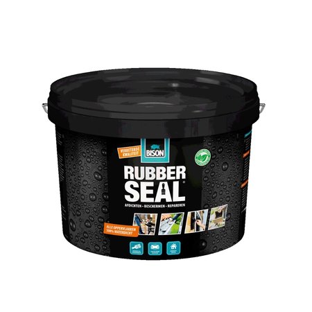 Bison Rubber Seal Zwart 2,5L