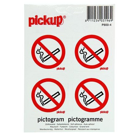 Pickup Pictogram Verboden Te Roken (4 St.)