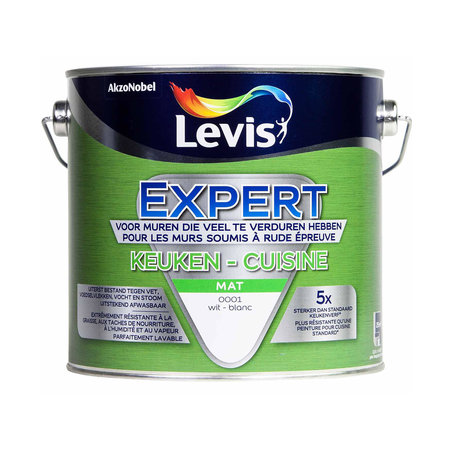Levis Expert Keuken Mat Wit 2,5L