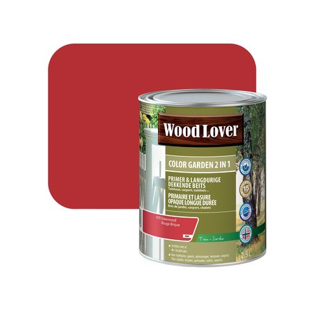 Wood Lover Beits Color Garden 2-in-1 2,5l 470 Steenrood