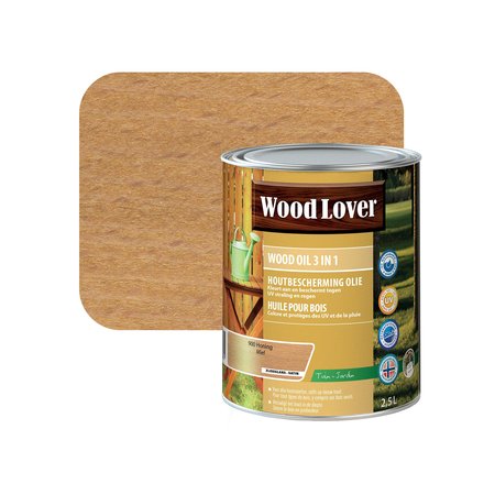Wood Lover Houtbeschermingolie '3 in 1' 2,5l 900 Honing