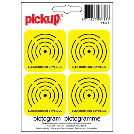 Pickup Pictogram Elektronisch Beveiligd (4 St.)