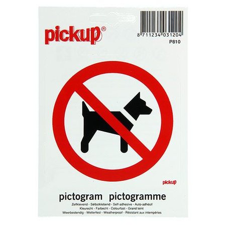 Pickup Pictogram Verboden Voor Honden