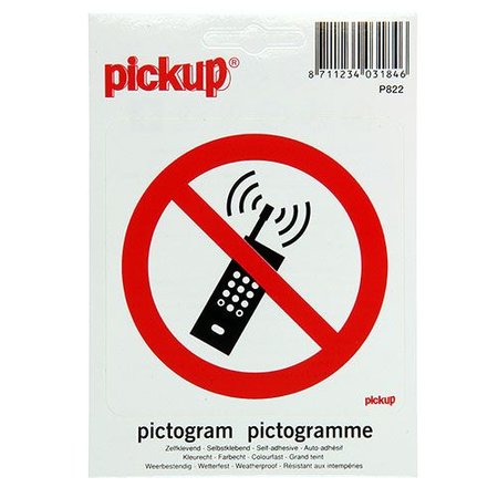 Pickup Pictogram Verboden Voor GSM
