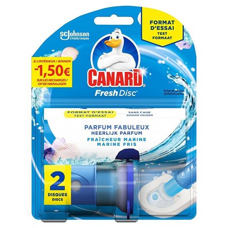 CANARD Fresh Disc - Marine Fris - toiletblokjes - 2 Stuks