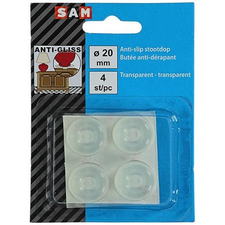 SAM Antislipdop Transparant 20mm (4 St.)