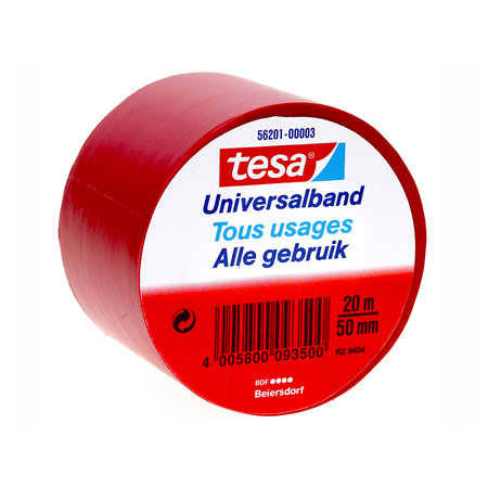 Tesa Universalband Elektrische Isolatietape Rood 20m x 50mm