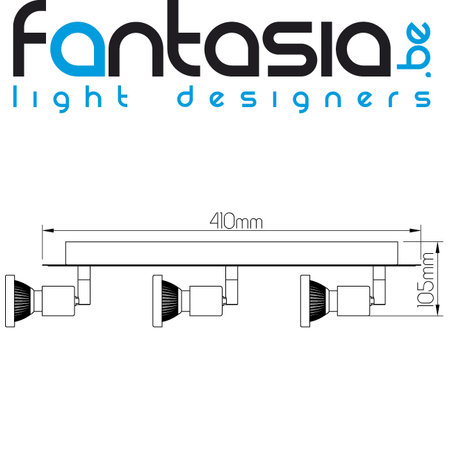 Fantasia Xzibit Spot Geborsteld Staal 3x