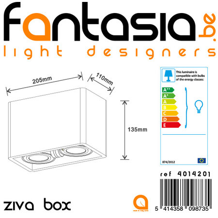 Fantasia Ziva Design Spot 2L (Excl. Lampen)