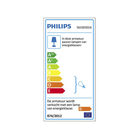 Philips Plafondspot Pillar GU10 50W Zwart