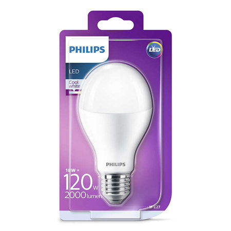 Philips LED Lamp Mat E27 18W 4000K