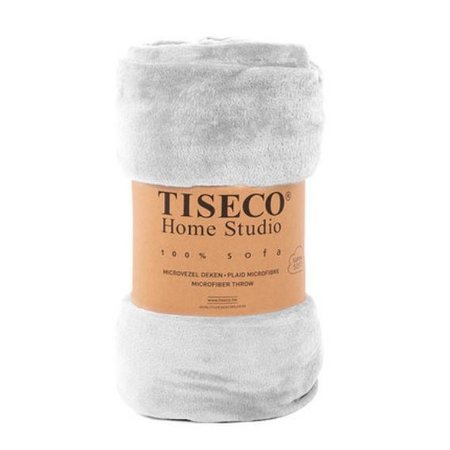TISECO Fleece 130X160cm Lichtgrijs