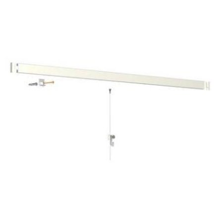 Artiteq Ophangsysteem All-In-One Clickrail 4m Wit RAL 9010