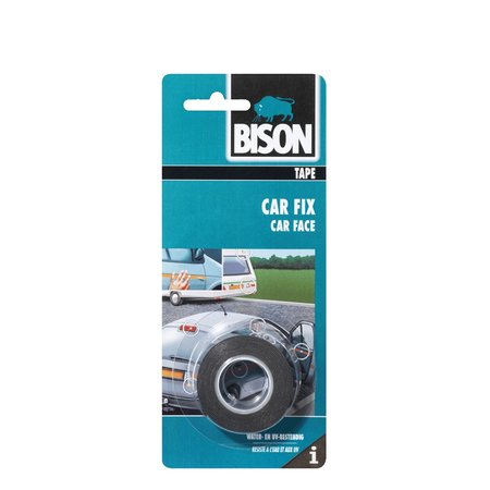 Bison Car Fix Zwart 1,5m x 19mm