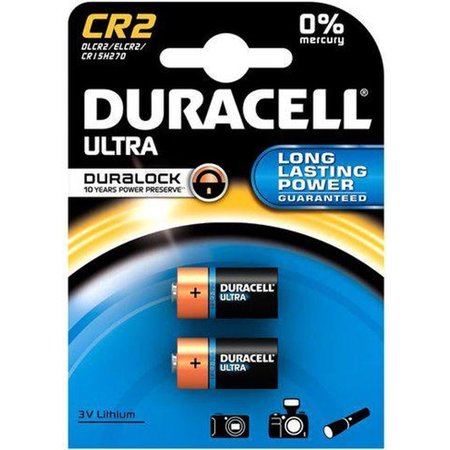 Duracell 2x Ultra Batterij 3V CR2 DLCR2