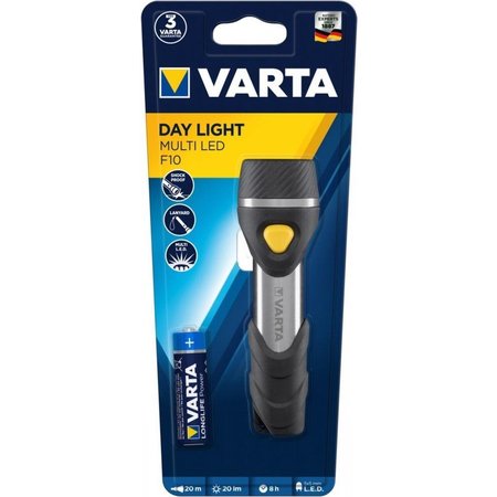 VARTA Day Light Multi LED F10 Zaklamp met 5 x 5mm LEDs