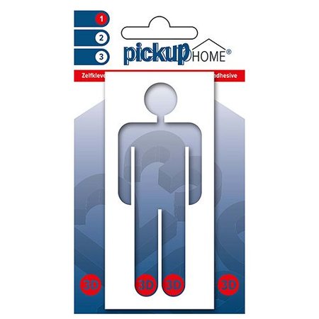 Pickup 3D Home Picto Frame Man Wit Diapositief