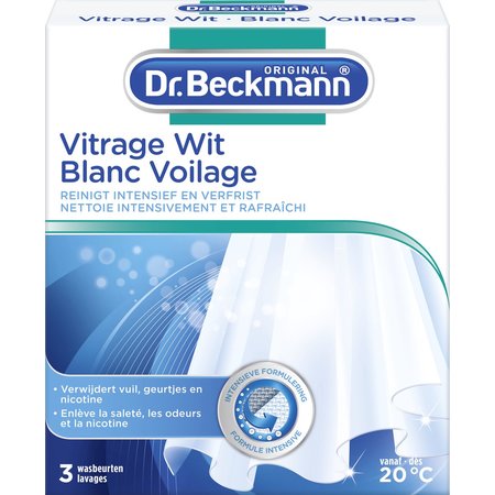 DR. BECKMANN Vitrage Wit, 3x40 gram