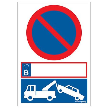 Pickup Bord Parkeerverbod en Wegsleepregeling