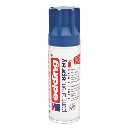 Edding Permanent Spray E-5200 Gentiaanblauw Mat 200ml