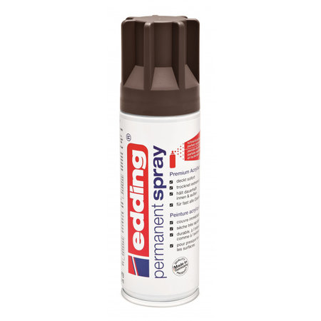 Edding Permanent Spray E-5200 Chocoladebruin Mat 200ml