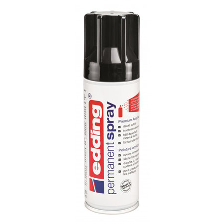 Edding Permanent Spray E-5200 Diepzwart Glanzend 200ml