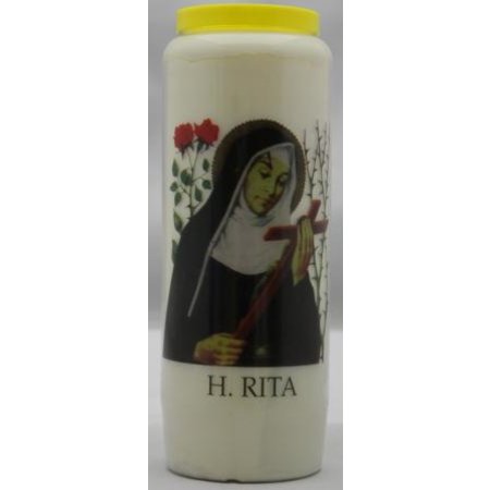 Negendagenbrander Met Opdruk Heilige Rita + Gebed
