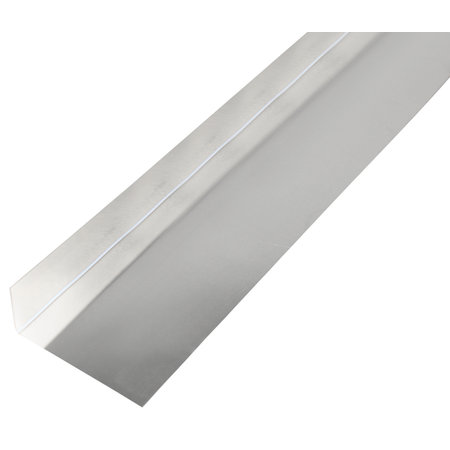 GAH Alberts Gladde Plaat L-vorm 100x6,8cm 0,5mm Aluminium