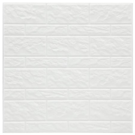 ATMOSPHERA Wandtegelstickers Wit, Set van 2, 30x30cm