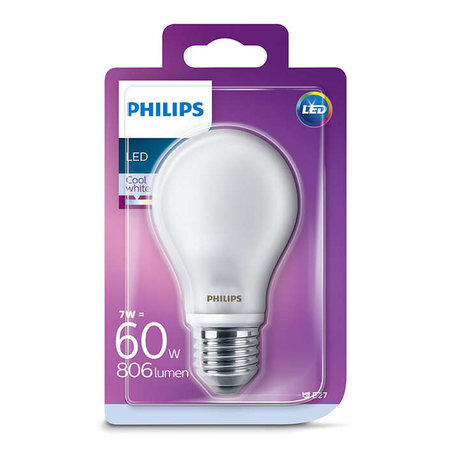 Philips LED Lamp E27 7W 4000K