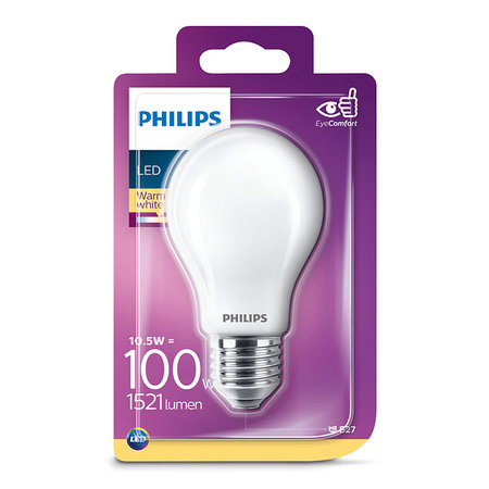 Philips LED Peerlamp E27 10,5W