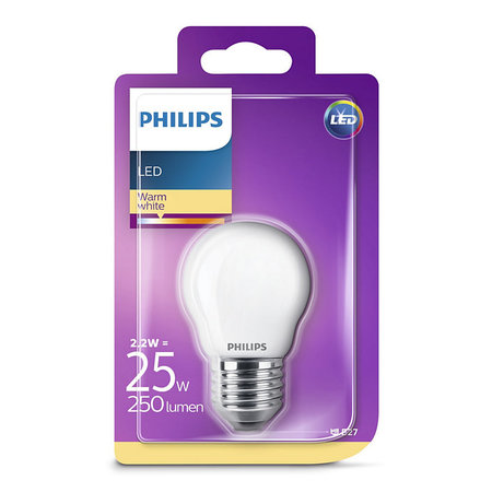 Philips Kogellamp LED E27 2,2W