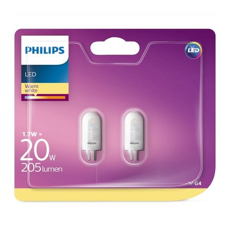 Philips Capsulelamp LED G4 1,7W (2 St.)