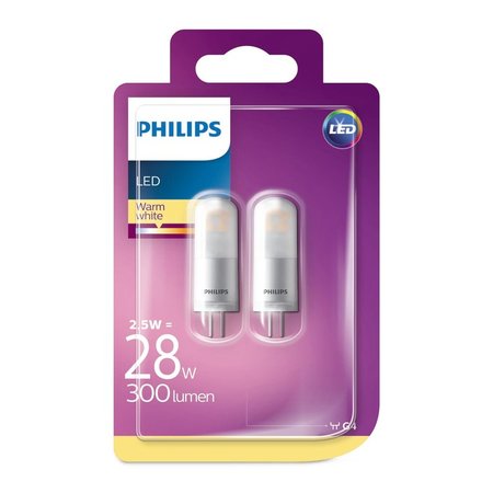 Philips Capsulelamp LED G4 2,5W (2 St.)