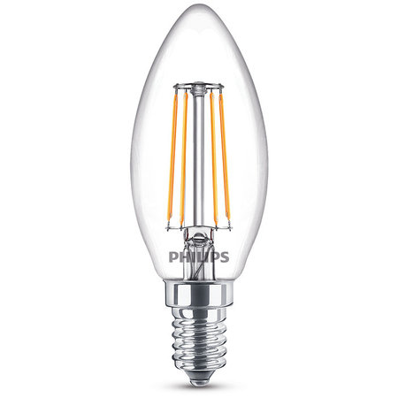 Philips Kaarslamp LED E14 4,3W (6 St.)