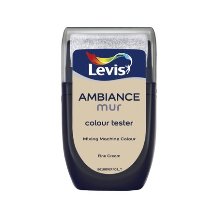 LEVIS Ambiance Tester Muurverf Extra Mat 30ml Fine Cream