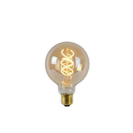 Lucide Bollamp LED Filament E27 5W 2200K Dimbaar Amber