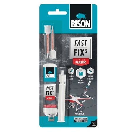 Bison Fast Fix² Tweecomponentenlijm Plastic 10gr