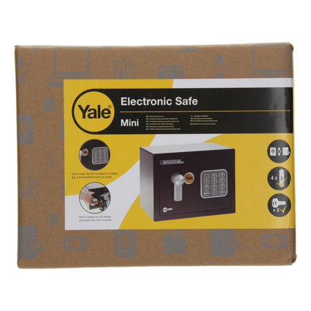 Yale Value-Safe Mini Zwart YYSV/170-26