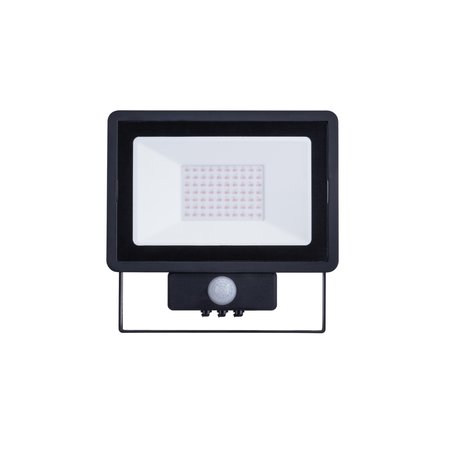 Philips LED Straler Decoflood 50W + Sensor Zwart
