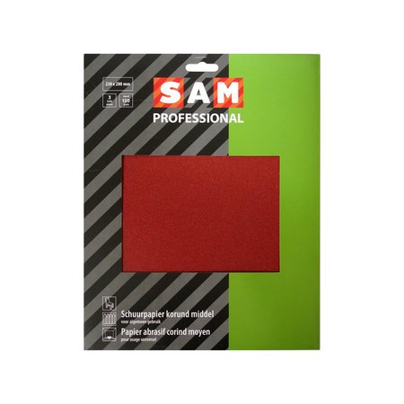 SAM Professional Schuurpapier Droog 230x280mm K120 (3 St.)