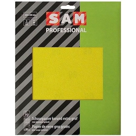 SAM Professional Schuurpapier Droog 230x280mm K50 (3 St.)