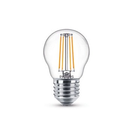 Philips LED Kogellamp E27 4,3W (2 St.)