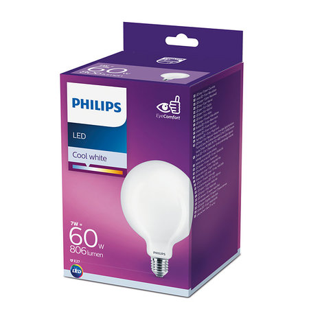 Philips LED Bollamp E27 7W