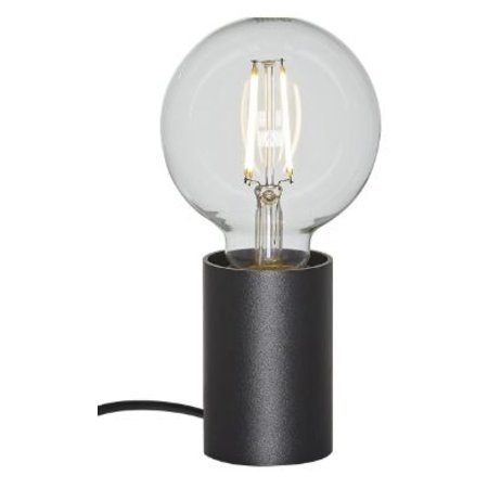 BABU Tafellamp Zwart, E27, Ø56x80mm