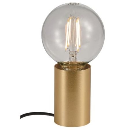 BABU Tafellamp Geborsteld Goud, E27, Ø56x80mm