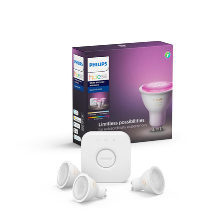 Philips Hue White and Color Ambiance Starterkit GU10 5,7W
