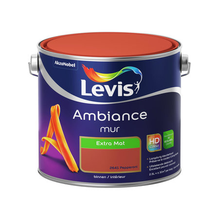 Levis Ambiance Mur Extra Mat Pepperoni 2,5L