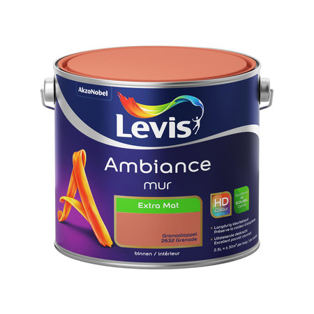 Levis Ambiance Mur Extra Mat Granaatappel 2,5L