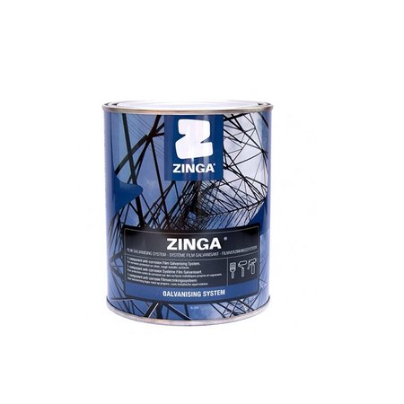 ZINGA Metaalverf/Primer - 2 kg - Zinkgrijs